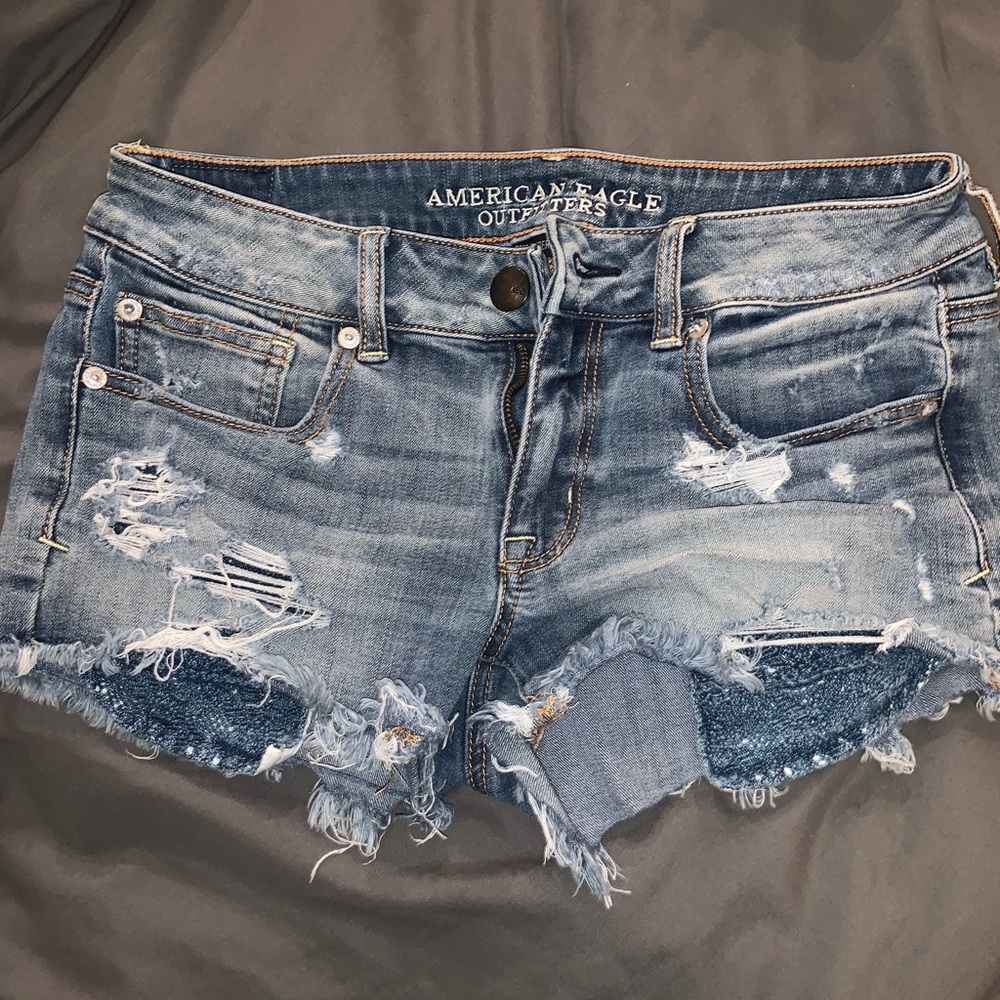 American Eagle super stretchy jean shorts